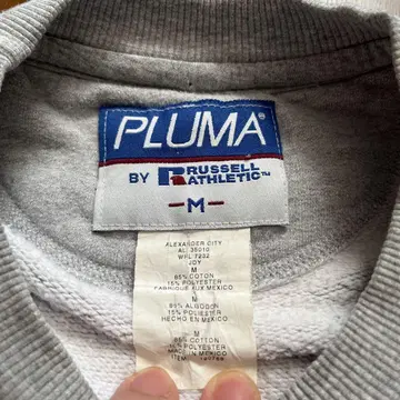 PLUMA RUSSELL 90s 그레이 맨투맨 트레이닝복 멕시코제