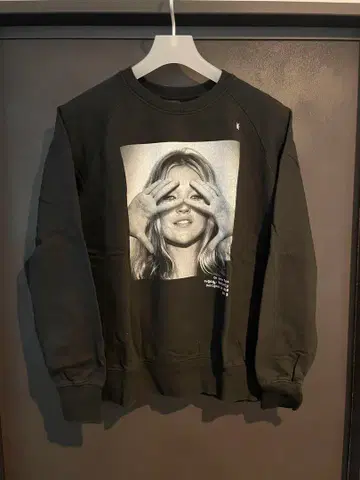 HOPE MEANS NOTHING Kate Moss 크루넥 트레이닝복