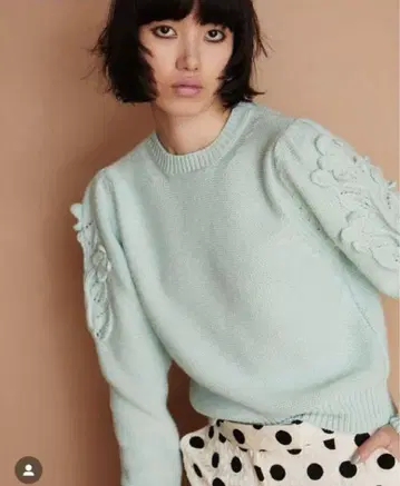 케이타 마루야마 비올라 손뜨개질 스웨터 S