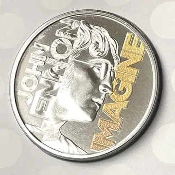 JOHN LENNON 영국 은화 기념 코인 한정판 10000