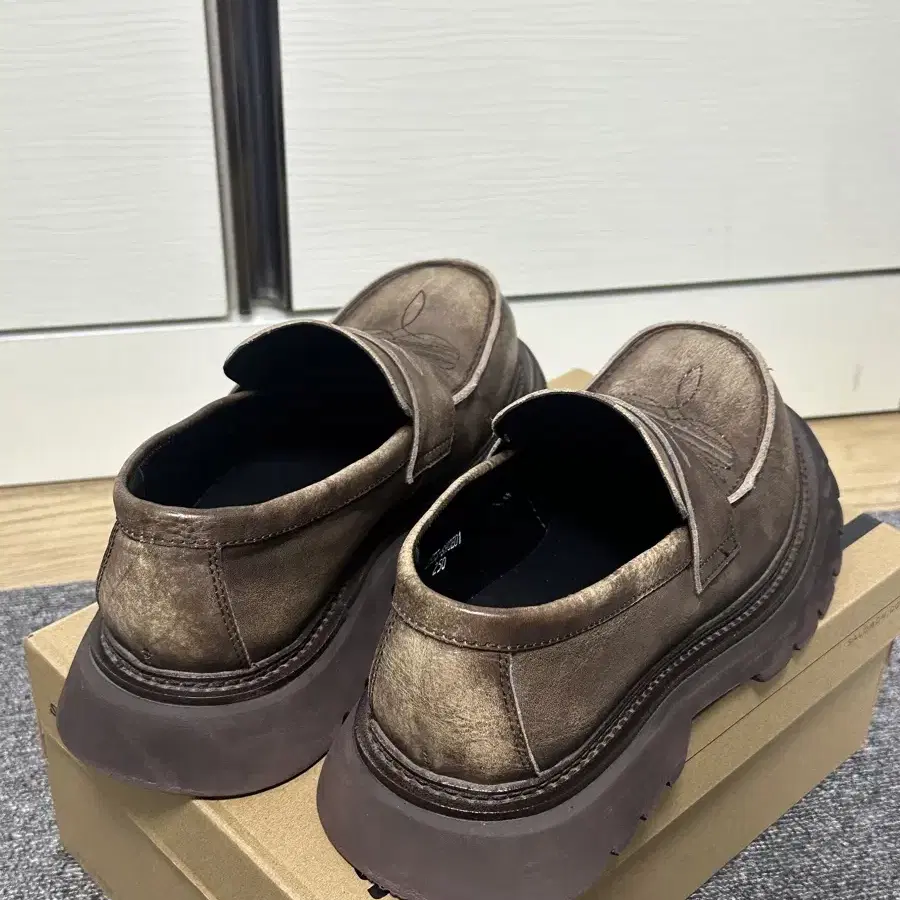 DNSR Mammoth Western Horse Leather Loafer Brown #DNSR,#로퍼