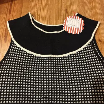 Dot and Stripes CHILD WOMAN 슬리브리스 니트