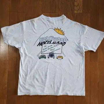 90s 헤인즈 티셔츠 USA제 할리우드