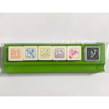 지브리 파크 한정 신상품 지도 아이콘 스탬프 세트 미개봉 새상품