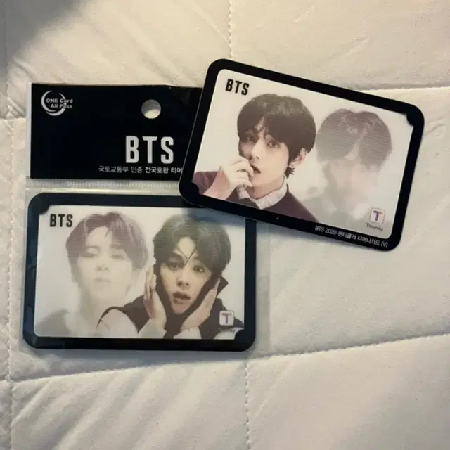 BTS 홀로그램 교통카드 지민 뷔