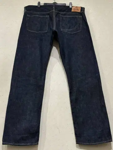 모모타로 청바지 G015-MZK 구리 단동 14.7OZ 셀비치 데님 팬츠