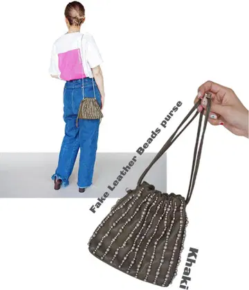 가죽 백 Casselini 카키