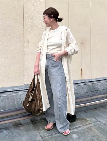 [택 포함 새상품] 프레임워크 OUT OF FRAMe DOBBy 가운