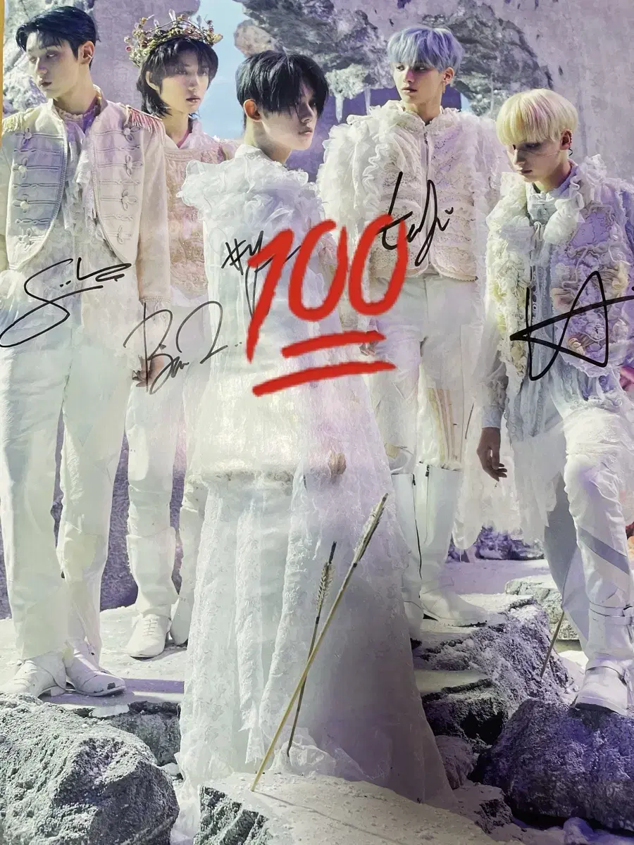 txt signature poster yeonjun soobin beomgyu taehyun hueningkai