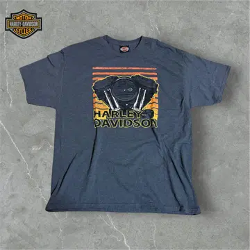 K12 USA제 HARLEY-DAVIDSON 할리데이비슨 프린트 티셔츠