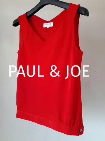 PAUL & JOE (폴 & 조) V넥 슬리브리스 탑