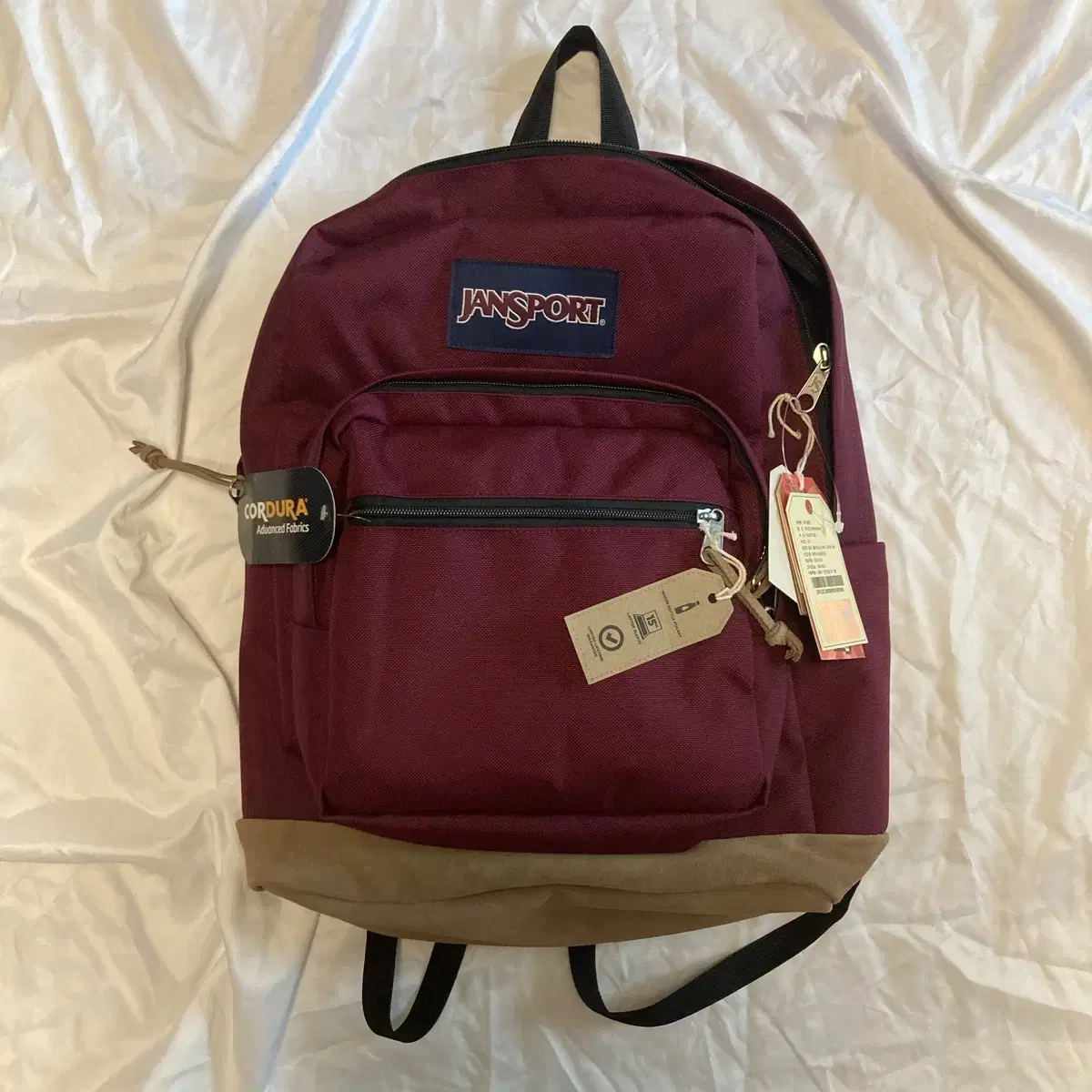 잔스포츠 라이트팩 버건디 russet red