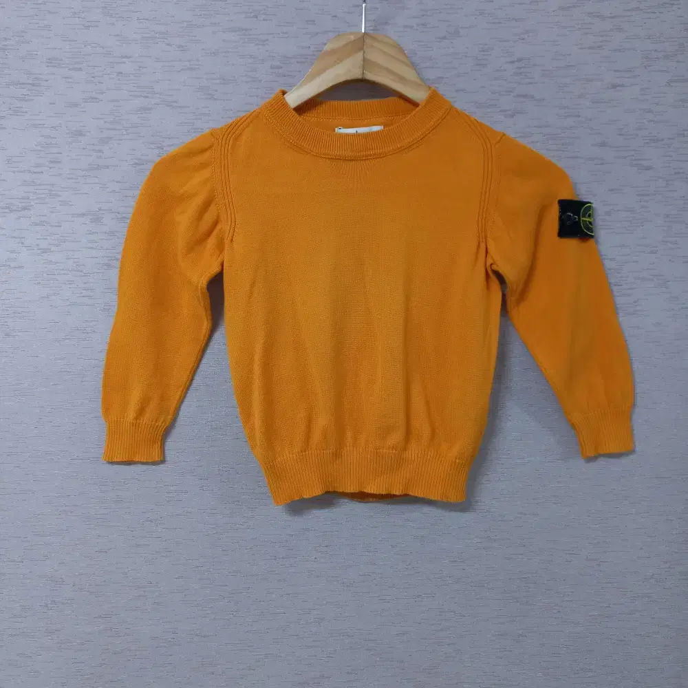 A4-30/Stone Wappen Patch Knit Tee Children's Clothing