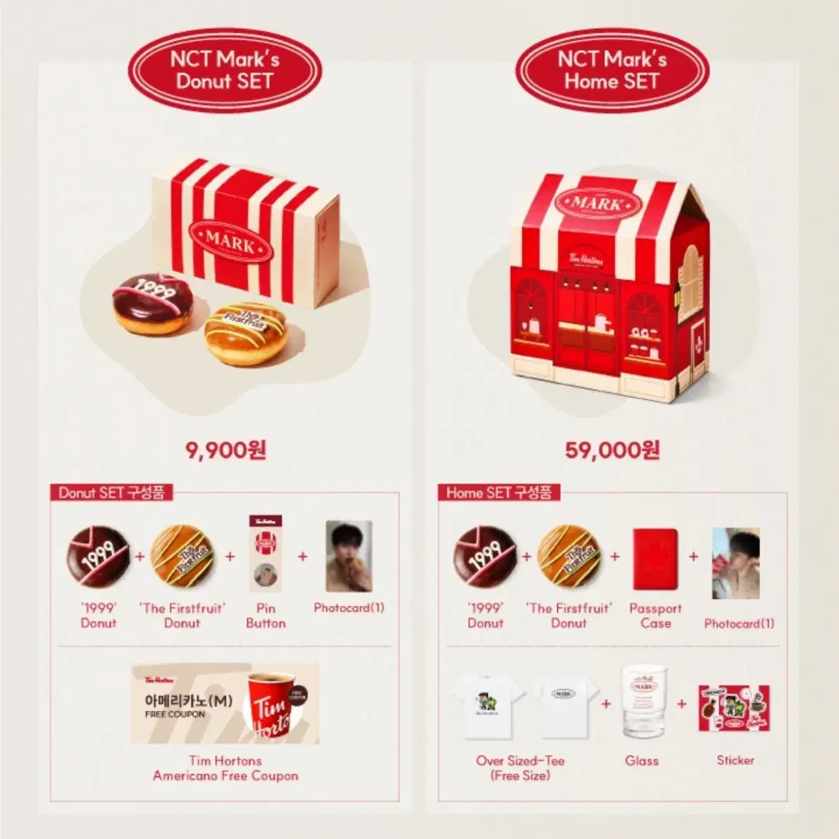 NCT マーク　ティムホートンズ　Mark's Home SET フルセット Mark Tim Hortons home set full set wts (cheap if you read