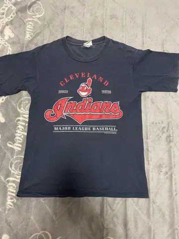 00s MLB 인디언스 와후 티셔츠