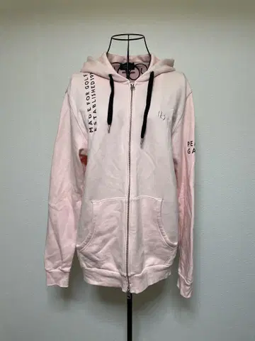 PEARLY GATES 풀 집업 후드티 핑크