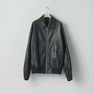 ssstein 24AW 가죽 지퍼 쇼트 재킷