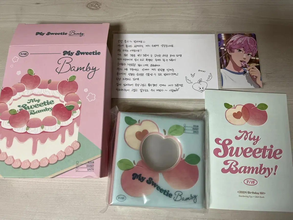 플레이브 밤비 생일 키트