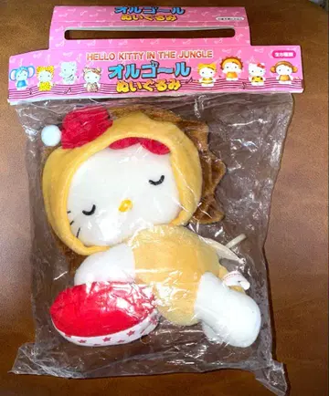 헬로키티 정글 시리즈 봉제 인형 라이온 오르골