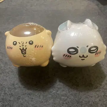 치이카와 저금통 가챠 2개 세트 밤만쥬 모몽가