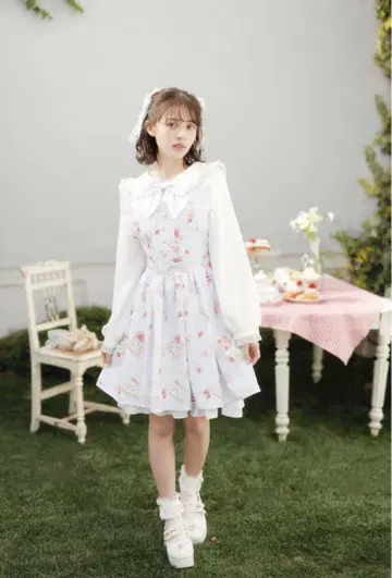 LIZLISA 리즈리사 Strawberry Tea Party 원피스