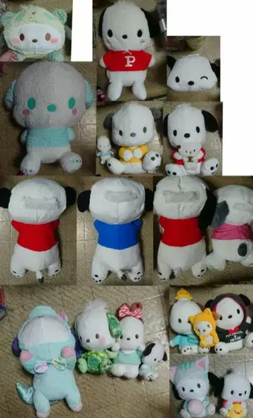 포차코 봉제 인형 세트