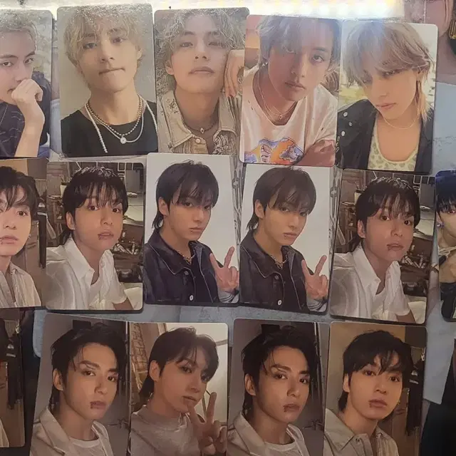 BTS 뷔,정국,스트레이키즈 포카