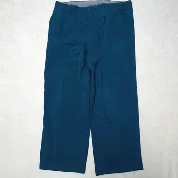 80년대 폴리 린넨 슬랙스 우체국 재팬 빈티지 와이드
