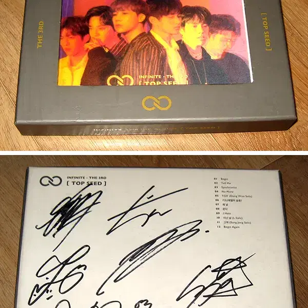 Infinite / Autographed 3rd Album - Top Seed CD #인피니트