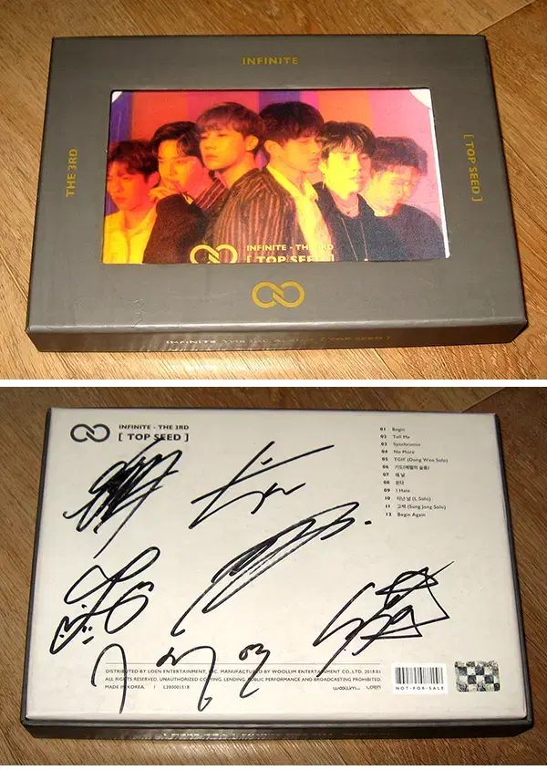 인피니트 (Infinite) / 친필싸인 3집 - Top Seed CD