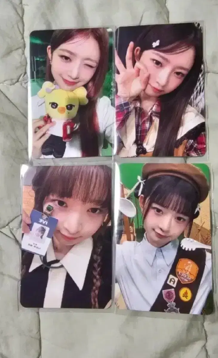 아이브 ive 첫콘 팬미팅 앙콘 팬콘  다이브존 포카 - 레이 4장