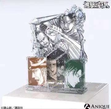 진격의 거인 굿즈 디오라마 아크릴 스탠드 피규어 인류의 전투 애니크