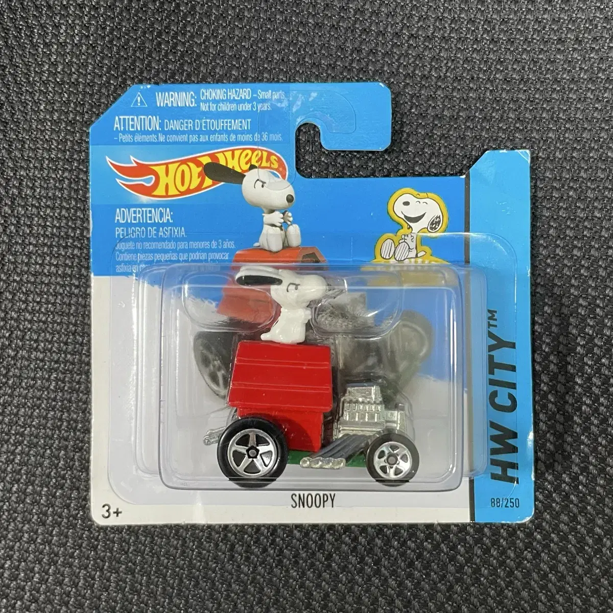 핫휠 스누피 SNOOPY 숏카드