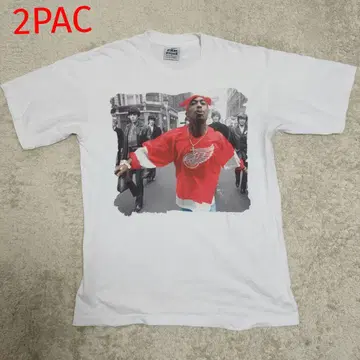전설 Tupac 2PAC 랩 티 2Pac 프린트 티셔츠 L