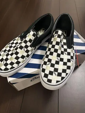 Vans 클래식 슬립온 50주년 체크 28cm