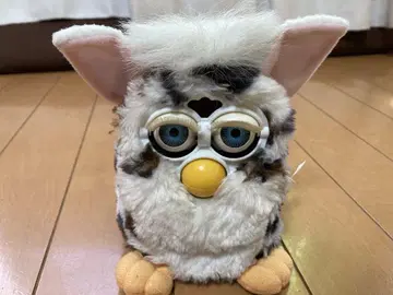 퍼비 봉제 인형 화이트와 블랙의 얼룩무늬