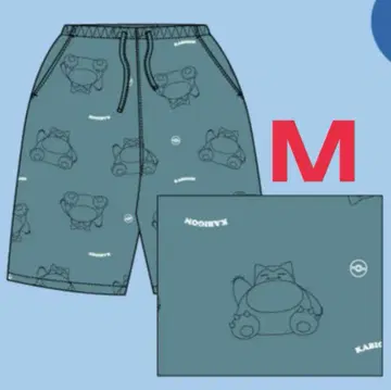 포켓몬스터 포켓몬 카비곤 6부 기장 숏 팬츠 M