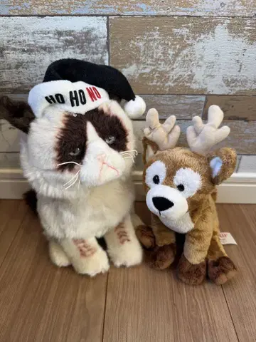 건드 GUND 그랑피 캣과 디어본 디어 아트 봉제 인형 세트
