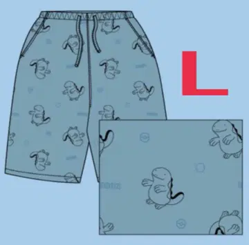 포켓몬스터 포켓몬 누오 6분 기장 숏 팬츠 L