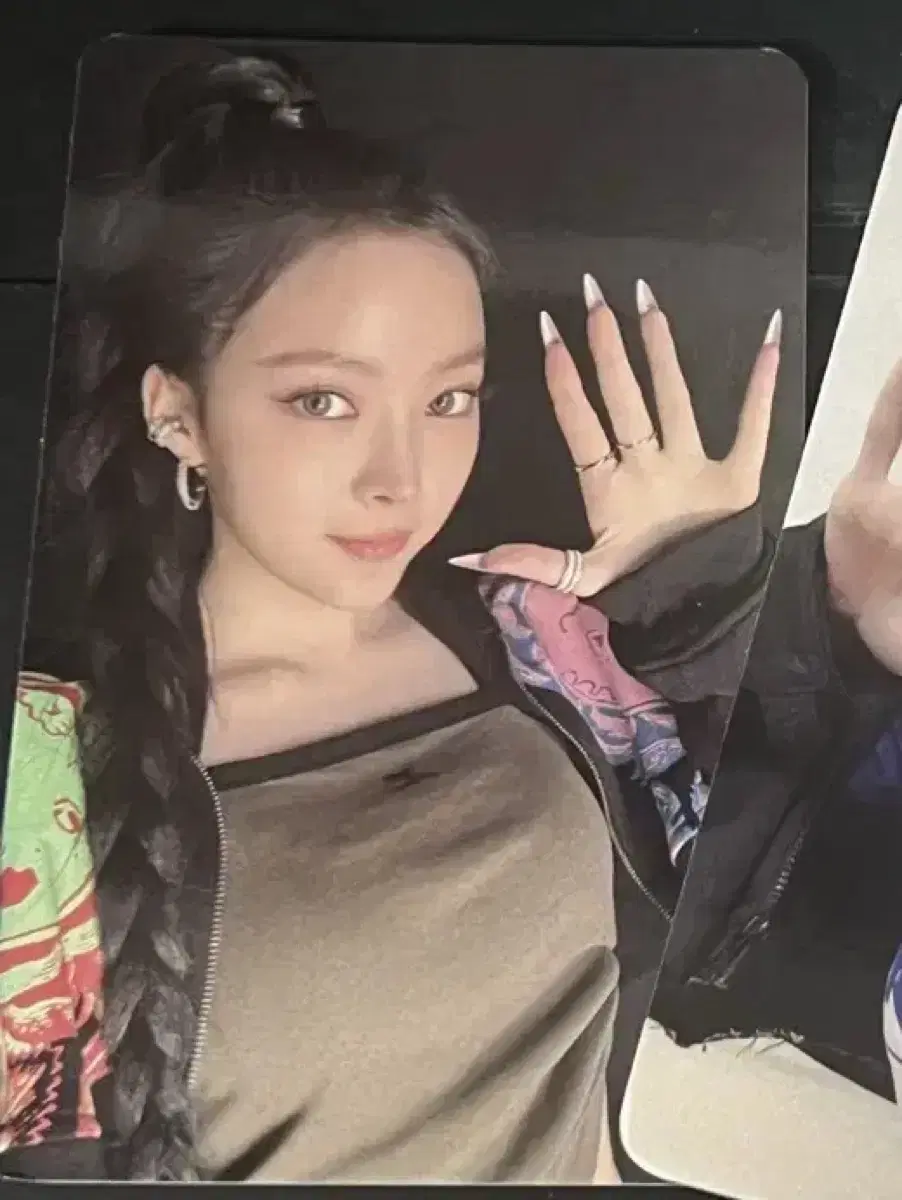 미야오 MEOVV hands up 핸즈업 공방 포카 양도 sell wts
