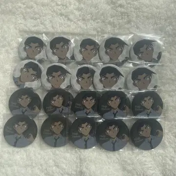 명탐정 코난 하인성(핫토리 헤이지) 흑백 캔뱃지
