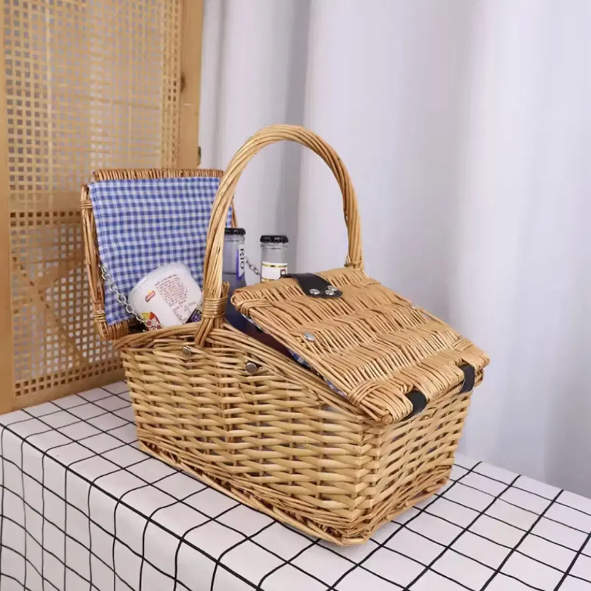 Rattan Picnic Basket