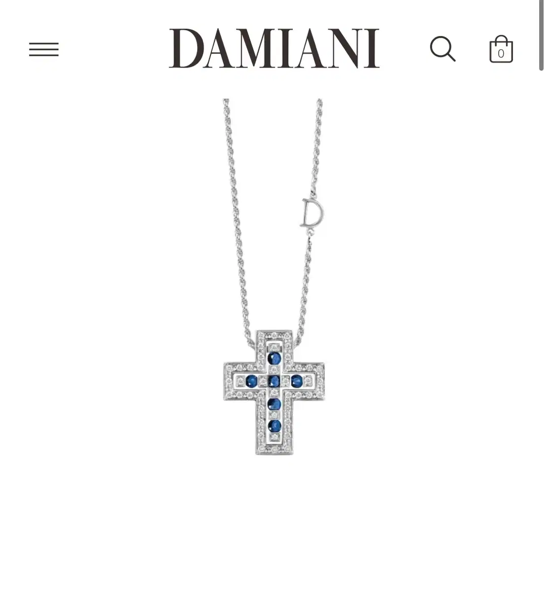 Damiani necklace xs