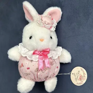 쁘띠 부란데토 미니 토끼 봉제 인형 타케노코 TAKENOKO 레트로