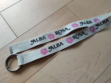 ALBA ROSA 로고 벨트