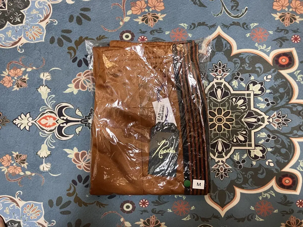 Needles Poly Smooth Track Pants Rust OT228 M