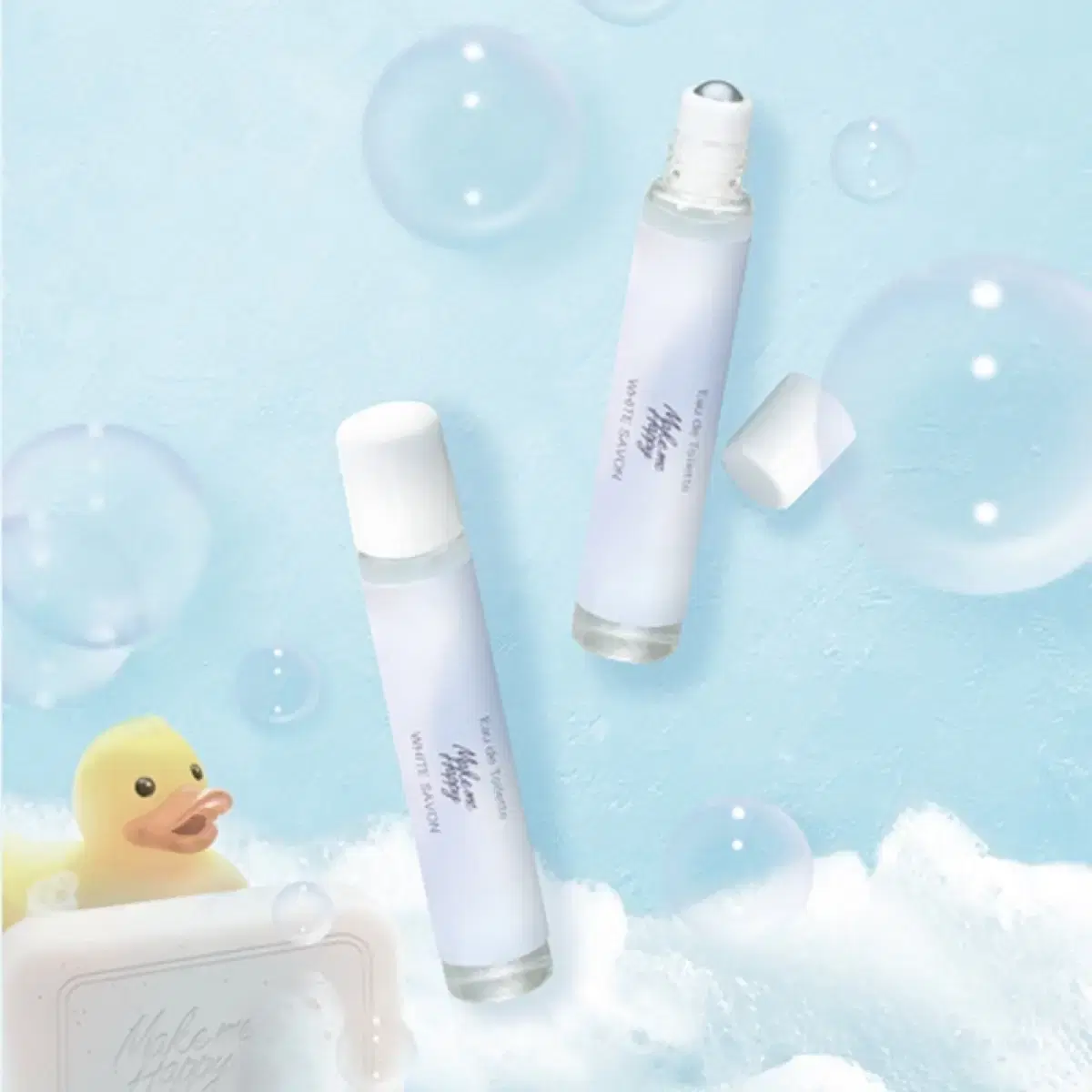(New) Canmake Make Me Happy Eau de Toilette White Sabon
