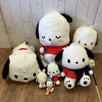 산리오 포차코 봉제 인형 키링 7종 세트 세트 판매 묶음