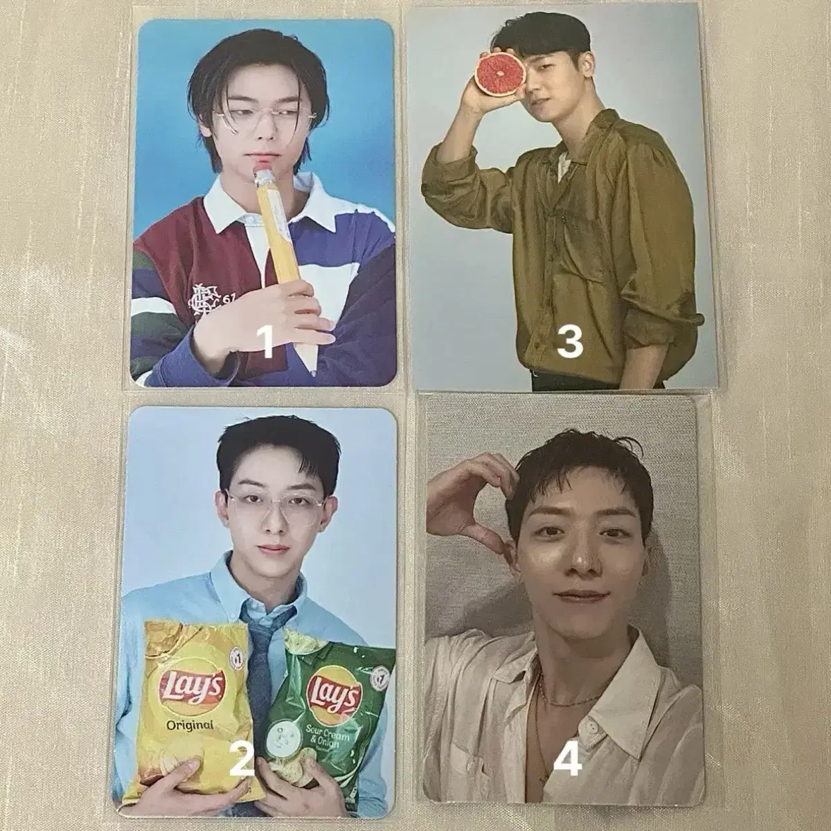 씨엔블루 CNBLUE X 이정신 강민혁 포토카드 포카
