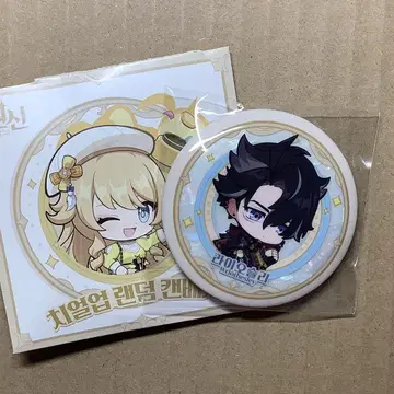 원신 한국 바커스 콜라보 한정판 캔뱃지 리오세스리